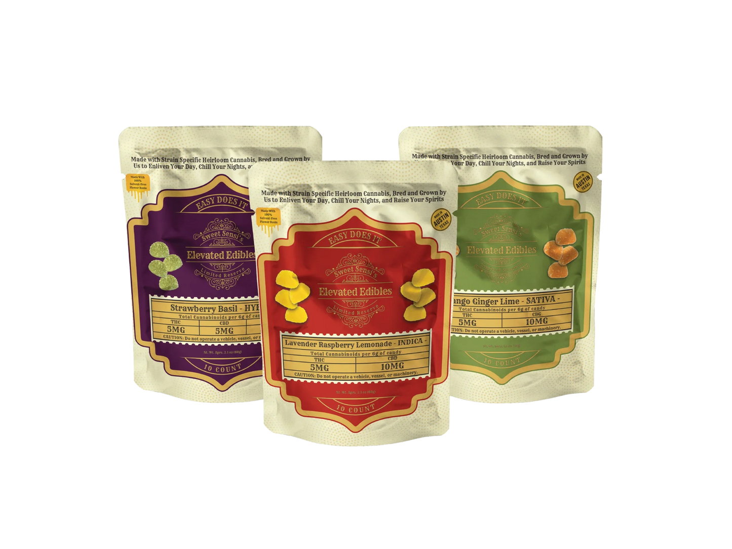 Sweet Sensi Easy Does It Gum Drops 50mg