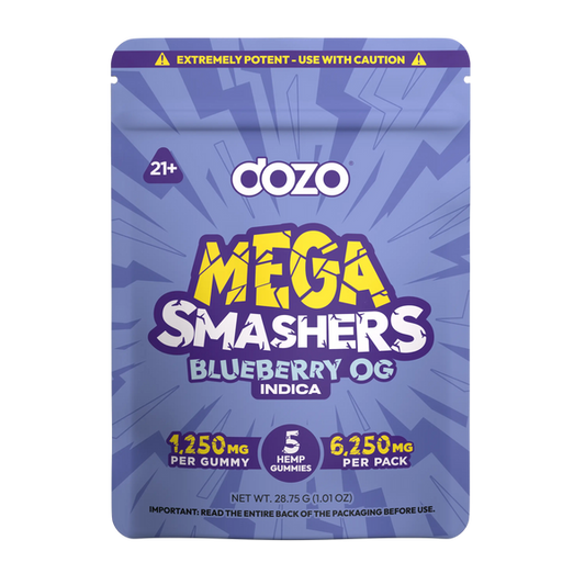 Dozo THC Mega Smashers Gummies - 6250mg