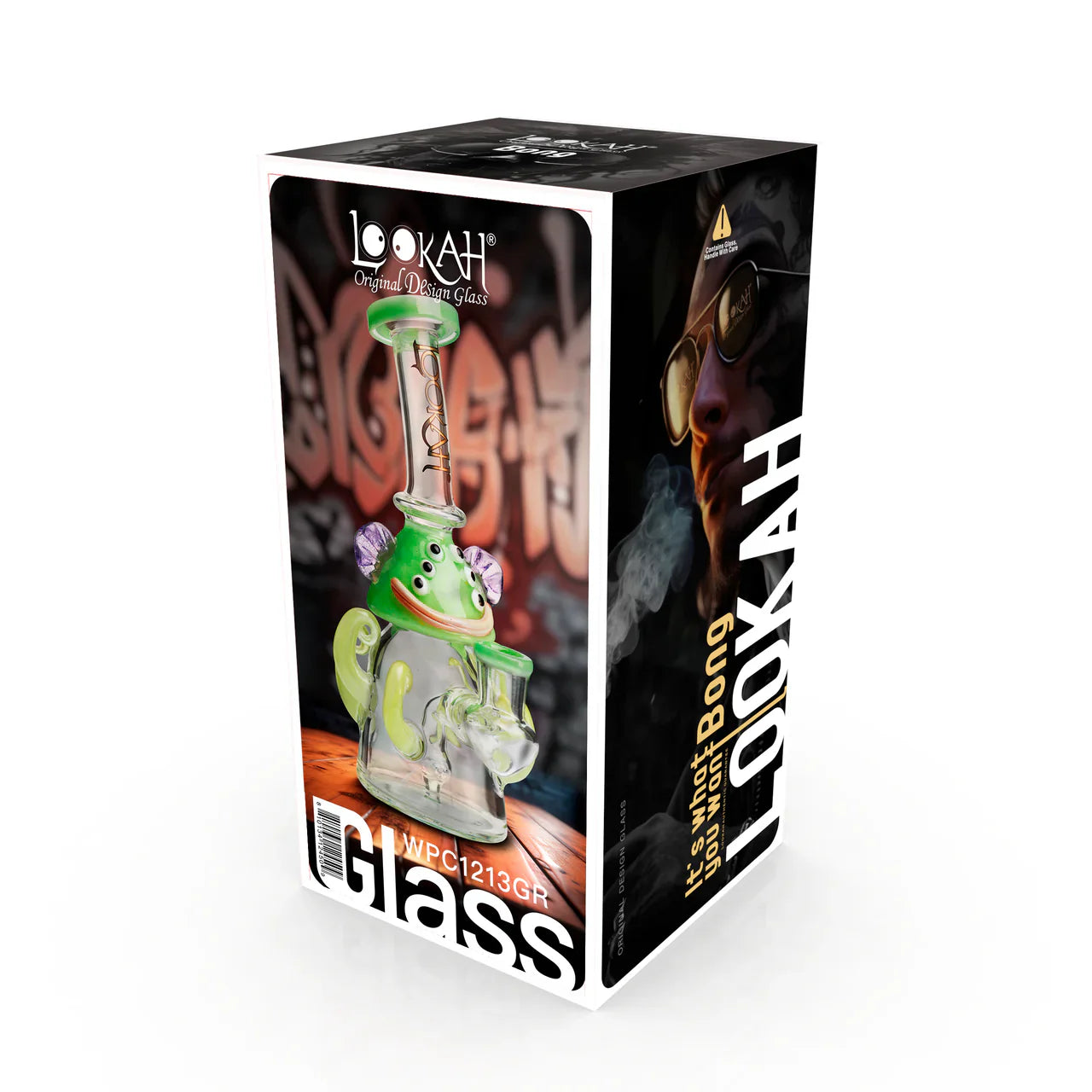 Lookah 8” Mini Cute Six Eyes Clown Octopus Dab Rig