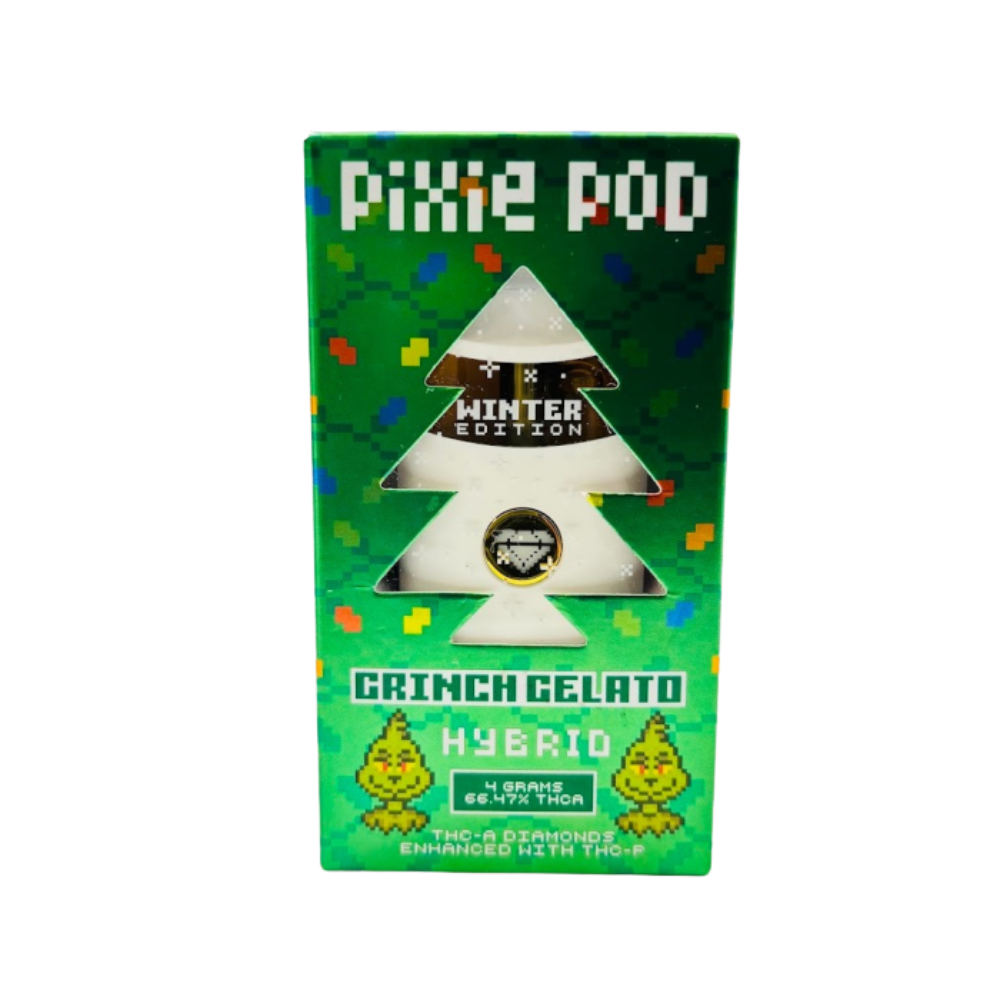 PIXIE POD 4G THC-A DIAMONDS WITH THC-P (WINTER EDITION)