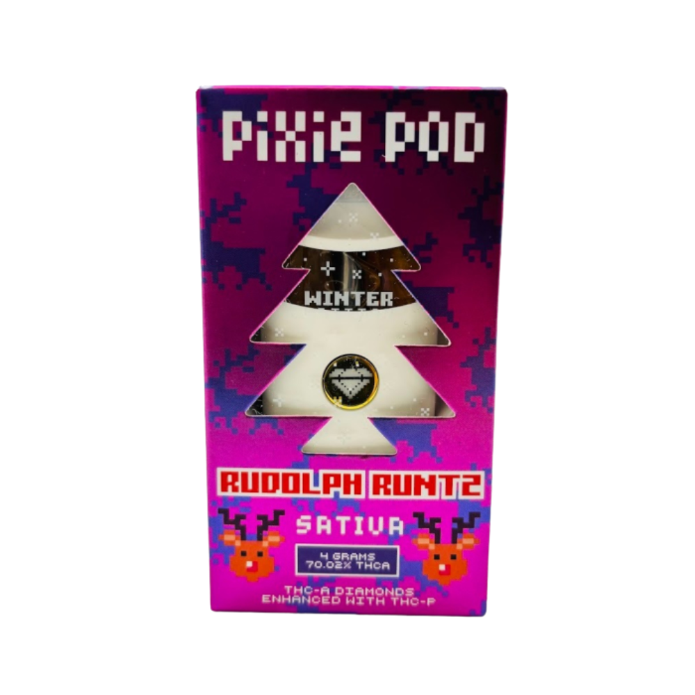 PIXIE POD 4G THC-A DIAMONDS WITH THC-P (WINTER EDITION)