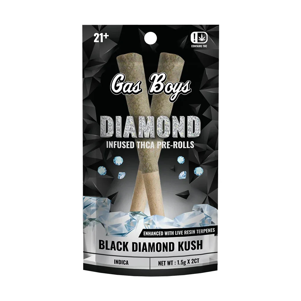 Gas Boys Diamond THCA Pre Rolls 3g