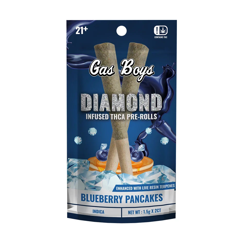 Gas Boys Diamond THCA Pre Rolls 3g