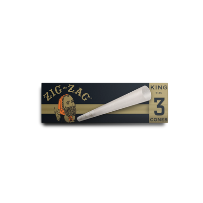 Zig Zag Ultra Thin Cones - King Size - 3 Cones Per Pack - 36 Packs Per Display