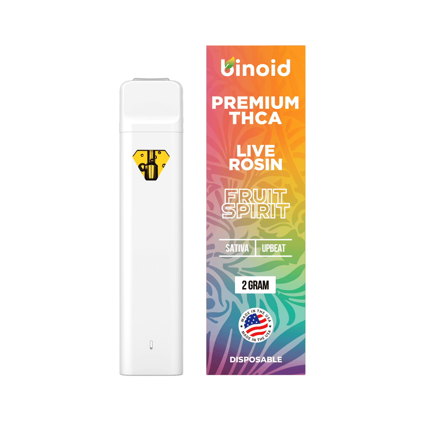 Binoid THC-A Live Rosin Disposable 2G