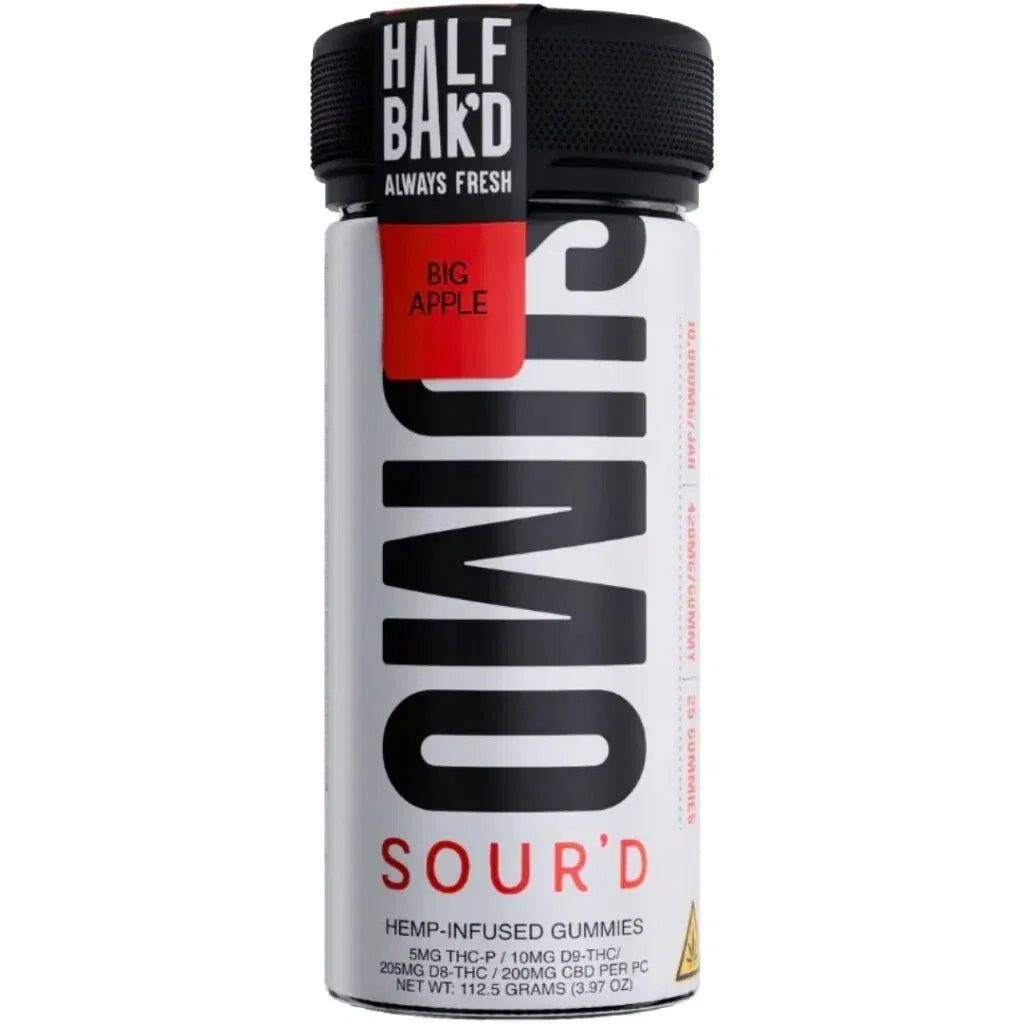 Half Bak’d Sumo Sour’d Gummies 10000mg 25pc