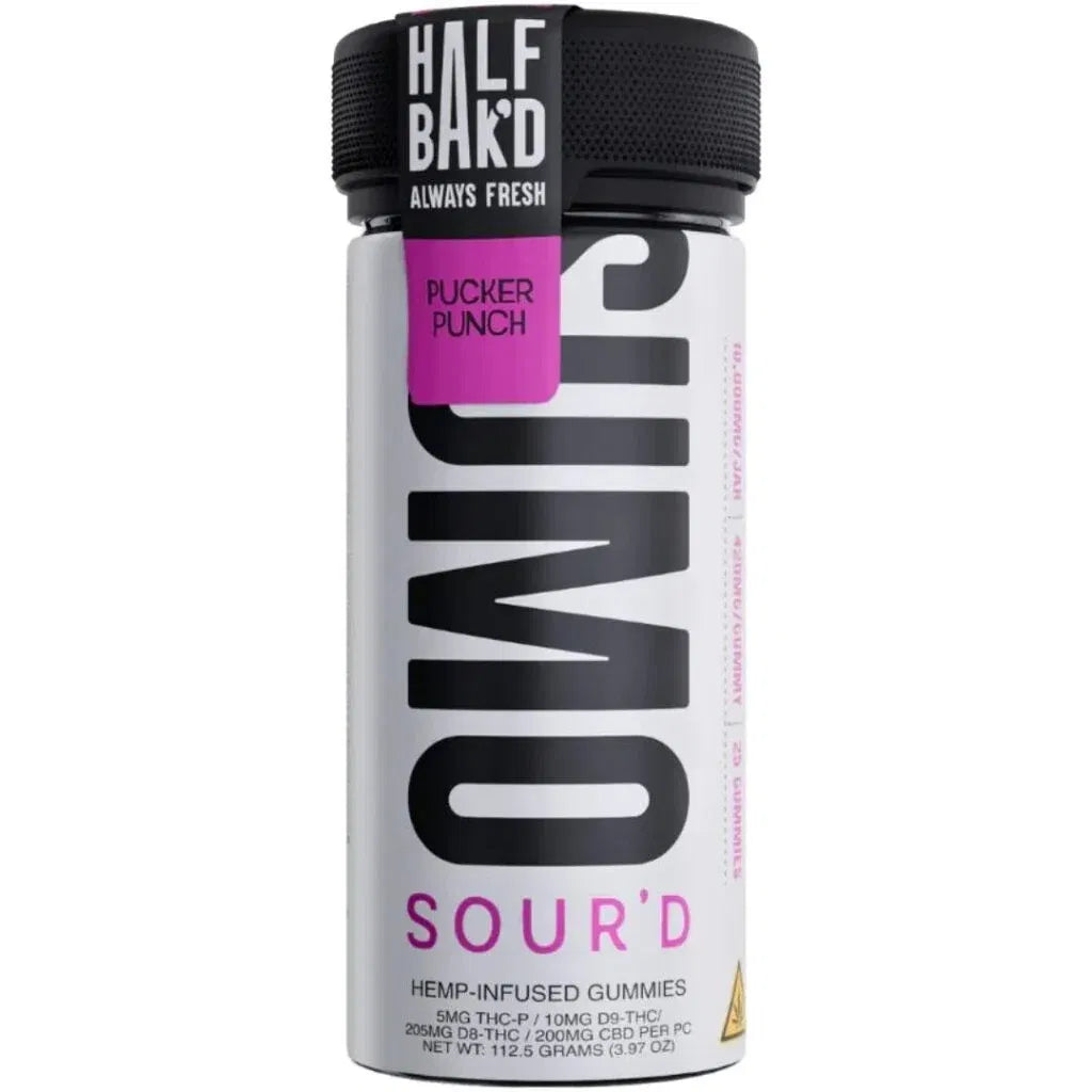 Half Bak’d Sumo Sour’d Gummies 10000mg 25pc