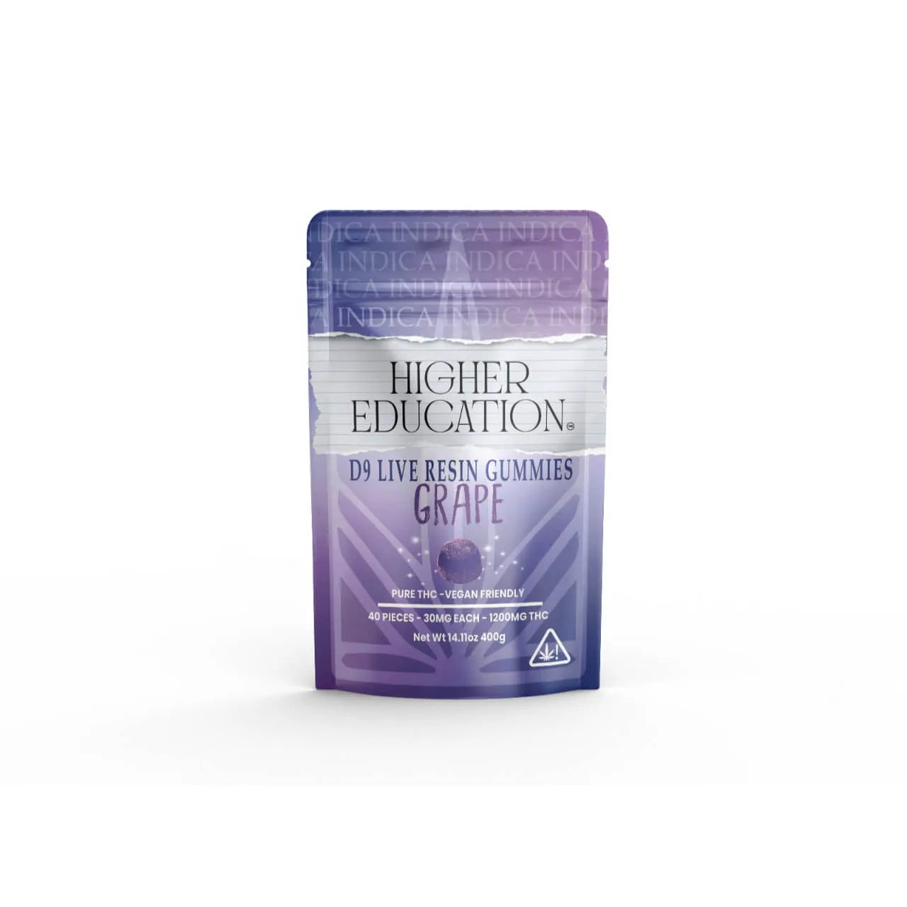 Higher Education Delta 9 Live Resin Gummies 1200mg