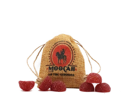 Moocah Gummies 20mg D8 + 5mg CBD rosin - 6 or 12 ct