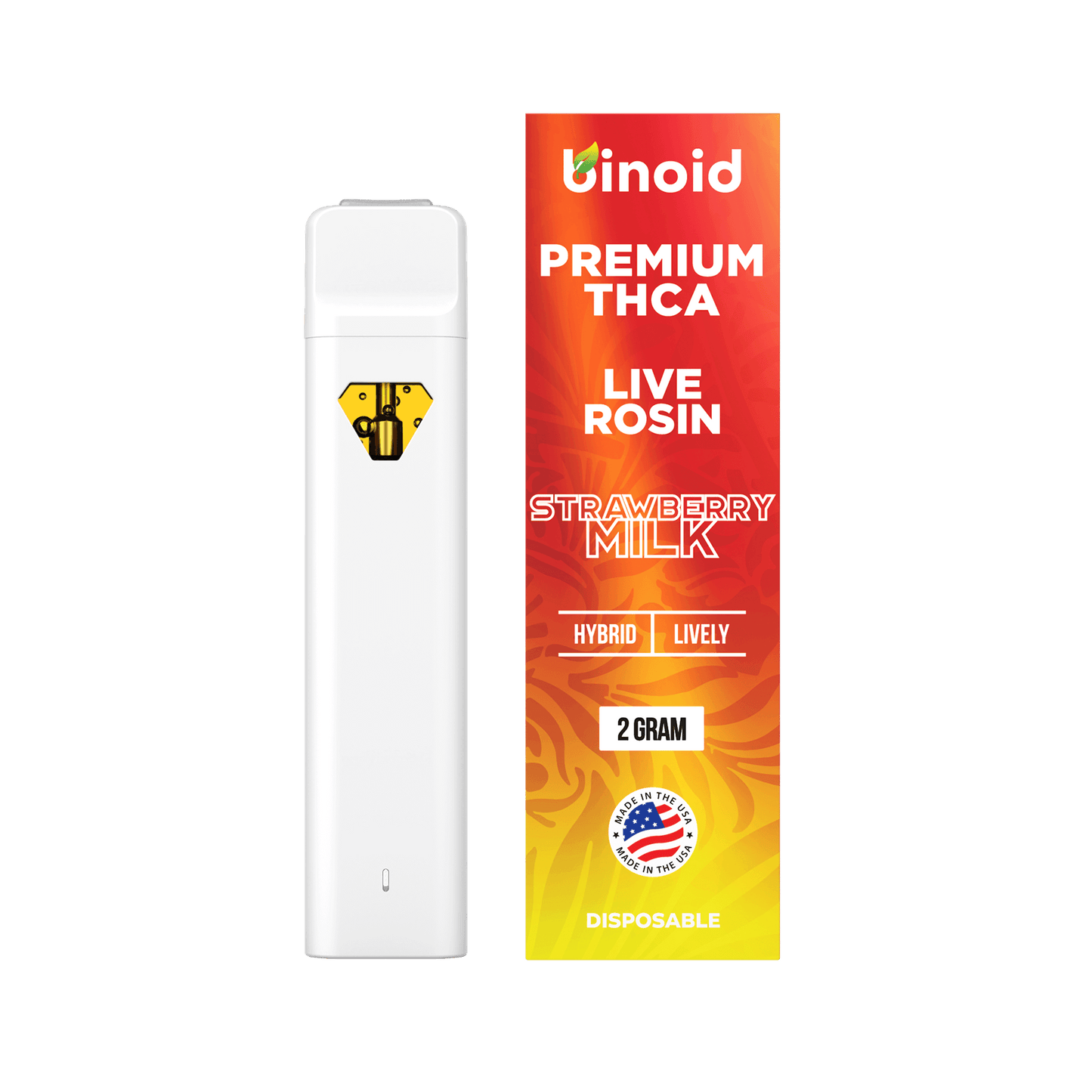 Binoid THC-A Live Rosin Disposable 2G