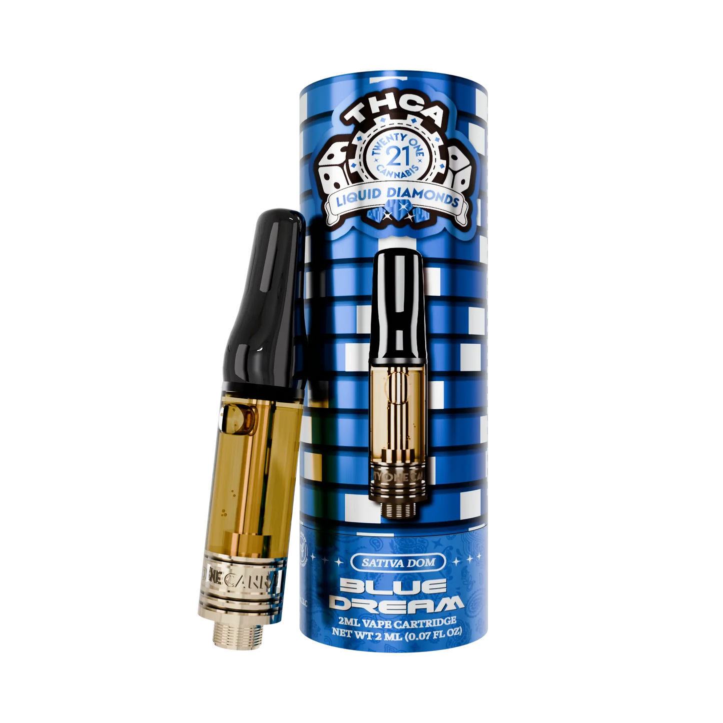 Twenty One Cannabis THCA Cartridge 2g
