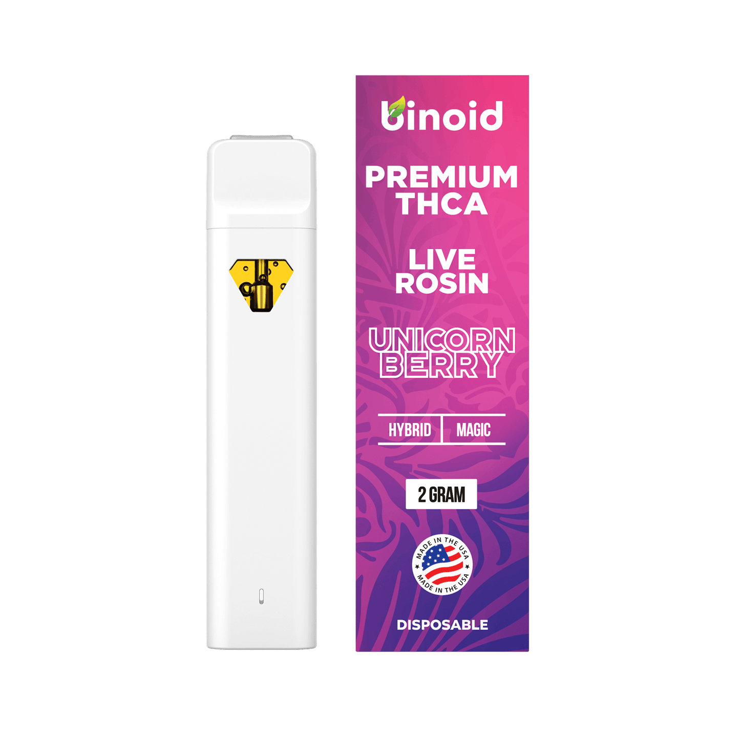 Binoid THC-A Live Rosin Disposable 2G