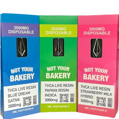 Not Your Bakery Live Resin THCa Disposable 3g