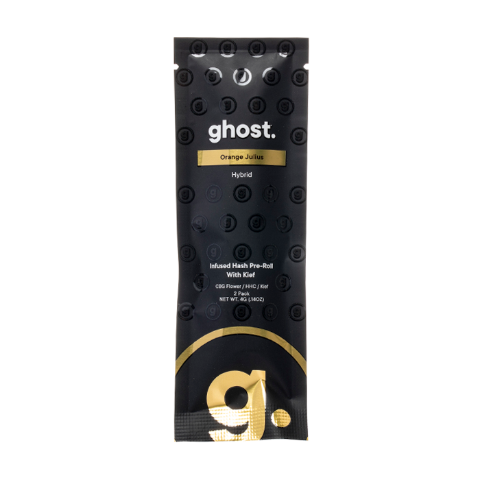 Ghost Hemp Infused Hash With Kief Pre Rolls 4G