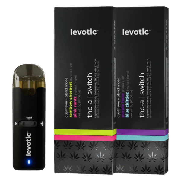 Levotic – THCA Switch Dual-Strain Disposable – 3g