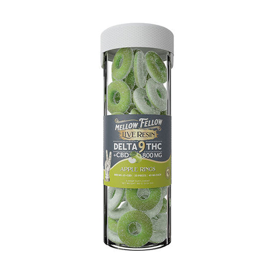 Mellow Fellow Live Resin Delta-9 Gummies | (20ct) 800mg
