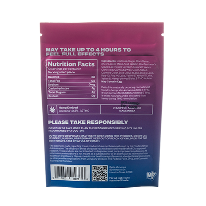 Munchies Delta 8 Gummies 250mg