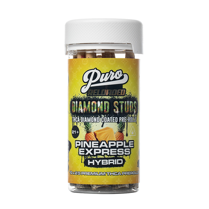 Puro Reloaded Diamond Studz THCA Prerolls 20G