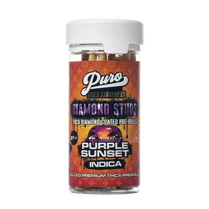 Puro Reloaded Diamond Studz THCA Prerolls 20G