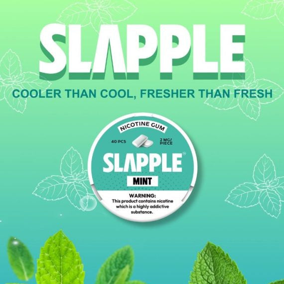 Slapple Nicotine Gum 40pcs 2ct
