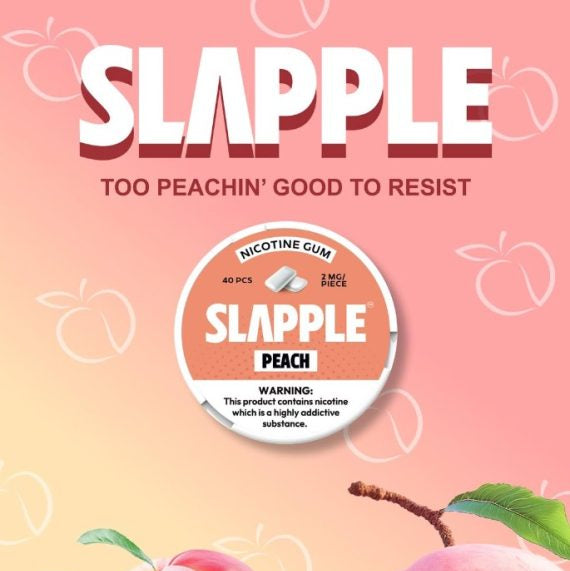 Slapple Nicotine Gum 40pcs 2ct