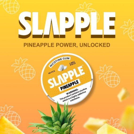 Slapple Nicotine Gum 40pcs 2ct