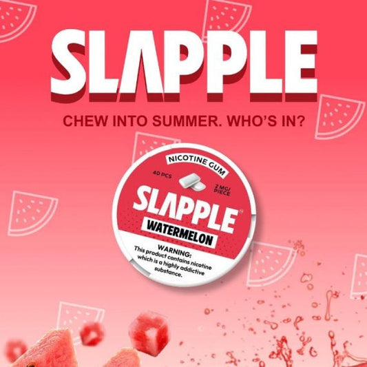 Slapple Nicotine Gum 40pcs 2ct