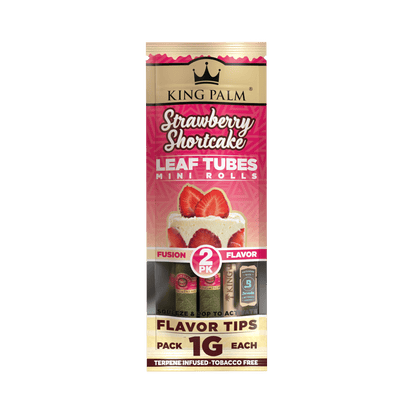 King Palm - Leaf Tubes Minis Rolls 1 Gram - 2 Counts Per Pack - 20 Packs Per Box