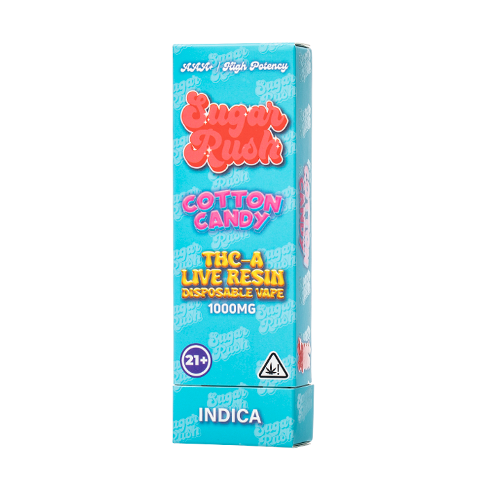 Sugar Rush THC-A Live Resin Disposable 1G
