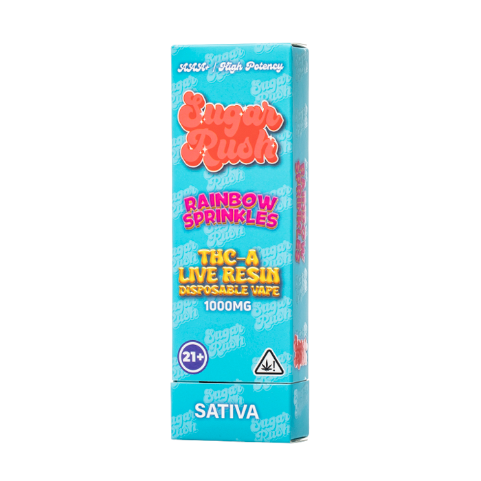 Sugar Rush THC-A Live Resin Disposable 1G