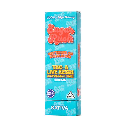 Sugar Rush THC-A Live Resin Disposable 1G