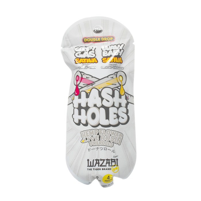 Wazabi Exotics THCP Hash Holes Prerolls 4G