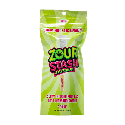 Zour Stash THCa Liquid Diamonds Pre-rolls 4g 2ct